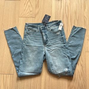 Gap Denim High Rise Favorite Jegging Jean Skinny Medium Stretch Hidden Pockets